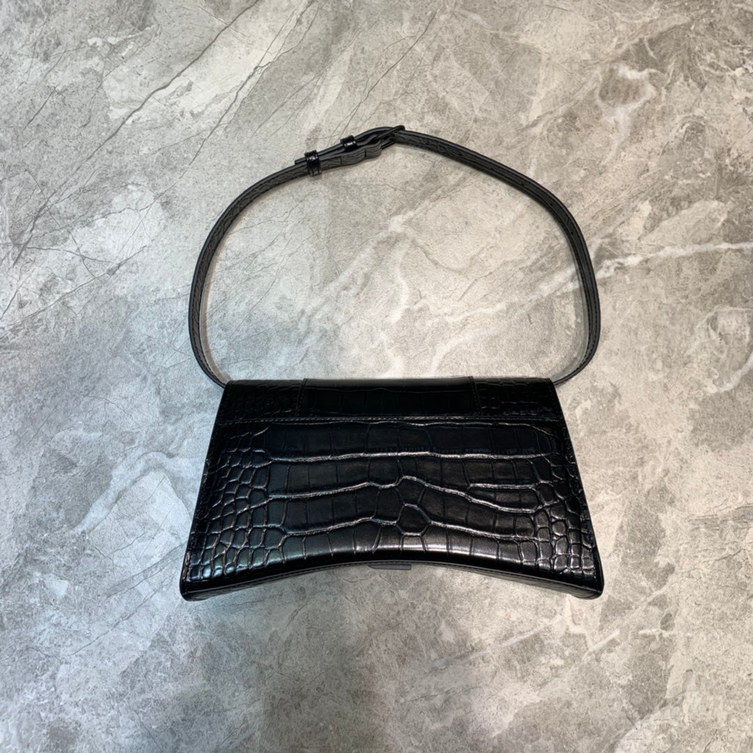Top Quality Hourglass Handbag In Black, For Women,  Bags 9.8in/25cm