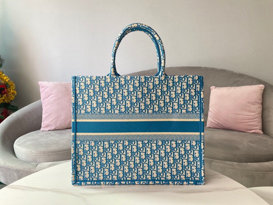 Top Quality Large Book Tote Blue, For Women, Womens Handbags 16.5in/42cm CD