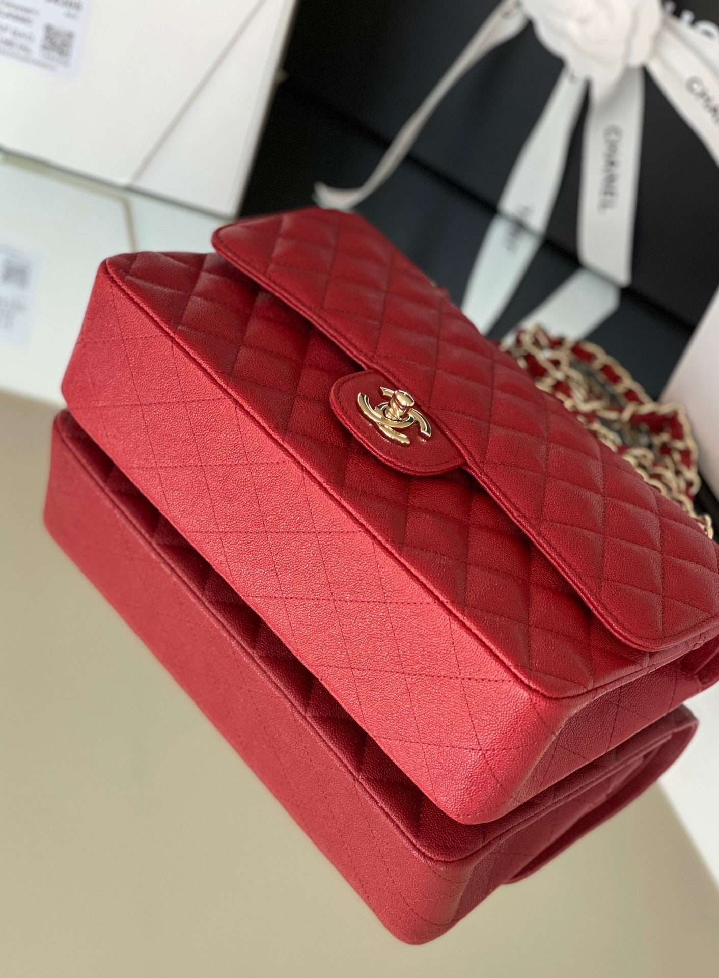 CHL Classic Handbag 26cm Red For Women A01112