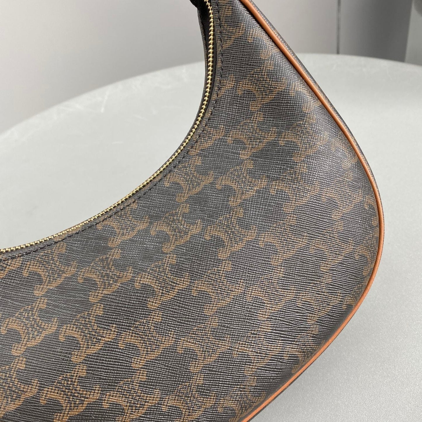 Top Quality Ava Bag In Triomphe Canvas Brown For Women 9in/23.5cm 193952BZJ.04LU