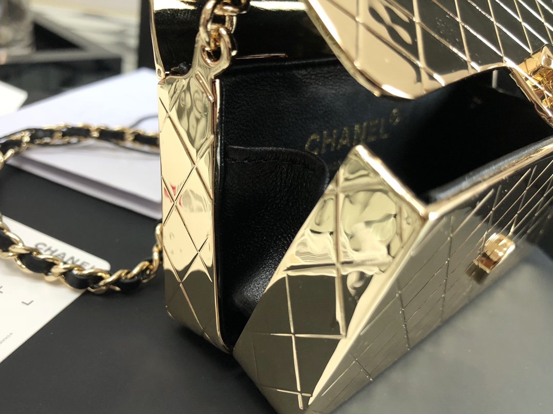 CHL Evening Top Qualityap Small Gold Bag For Women 12cm/4.5in