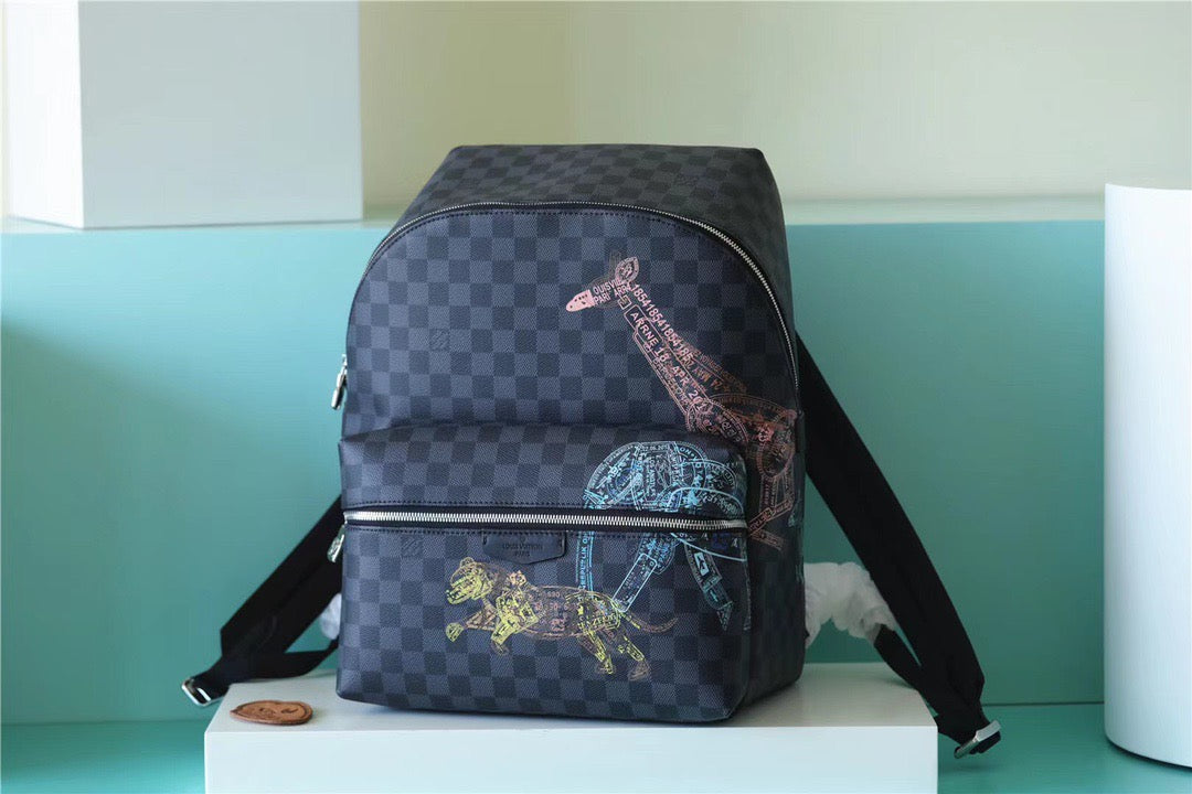 Top Quality Top Qualityscovery Backpack Damier Graphite Canvas For Men, Bags 40cm Top Quality N45275