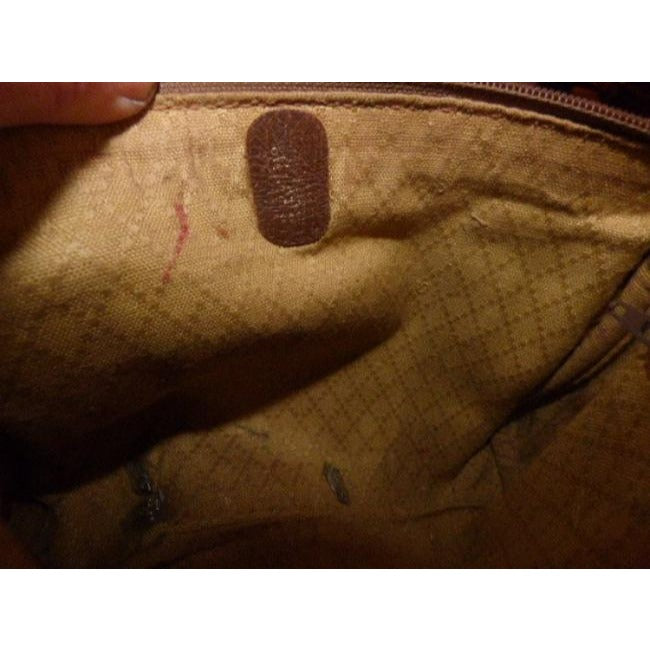 Gucci   Shades Of Brown W Small G Logo Leather Suede Satchel