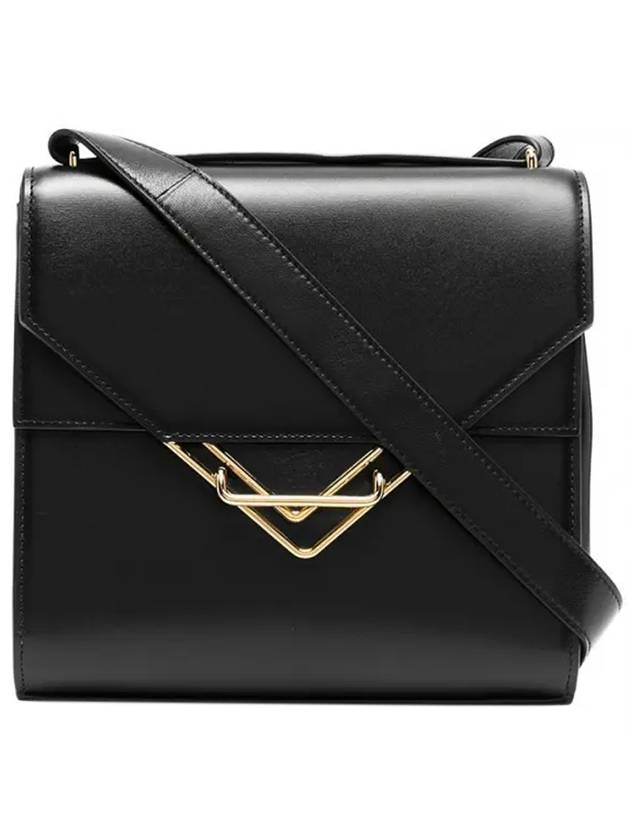 Luxury Bottega Veneta Clip Small Cross Bag Black