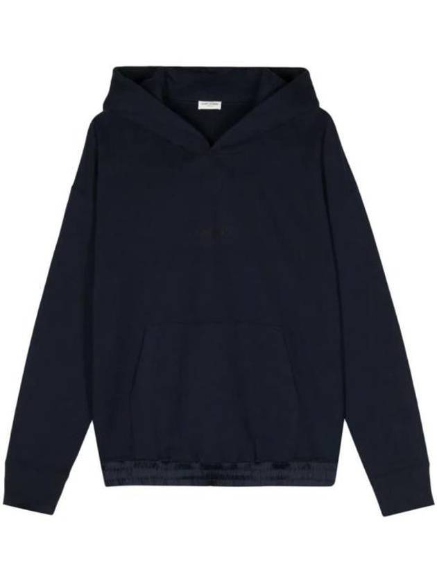 Luxury Saint Laurent Trending 2025 24 ss BIOLOGIC Cotton Sweatshirt WITH Embroid Logo 773358Y36SW4140 B0651012468