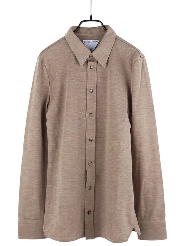 Luxury Bottega Veneta 666230 Light Melange Ranauul Jersey Women s Shirt Size 36 34105