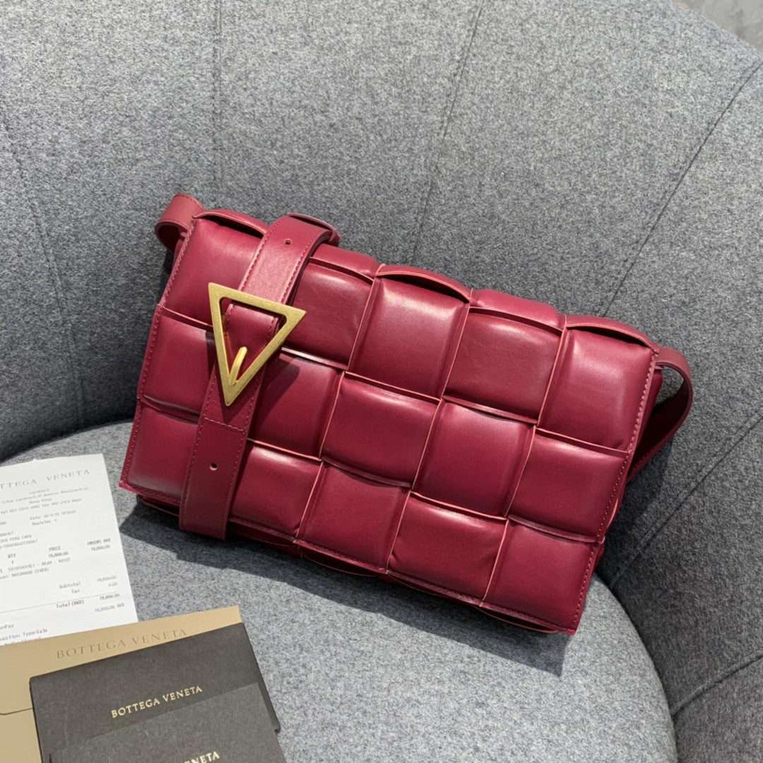Top Quality Padded Cassette Bag For Women 10.2in/26cm In Dark Red 591970VCQR16358