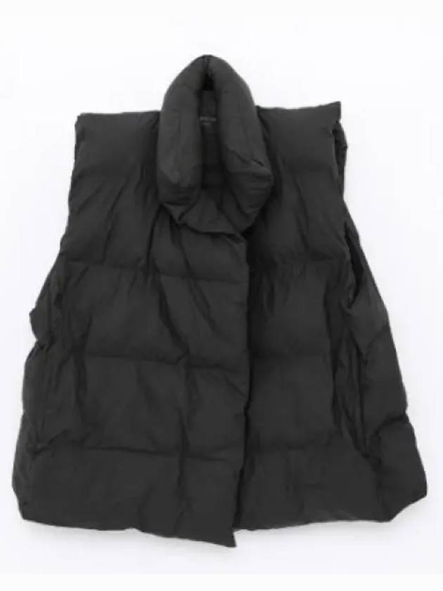 Luxury Balenciaga Trending 2025 Wrap Puffer Padded Vest Black