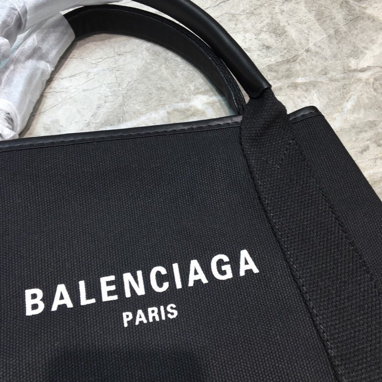 Top Quality Navy Small Cabas Tote Bag In Black, For Women,  Bags 18.5in/47cm 3399332HH3N1000