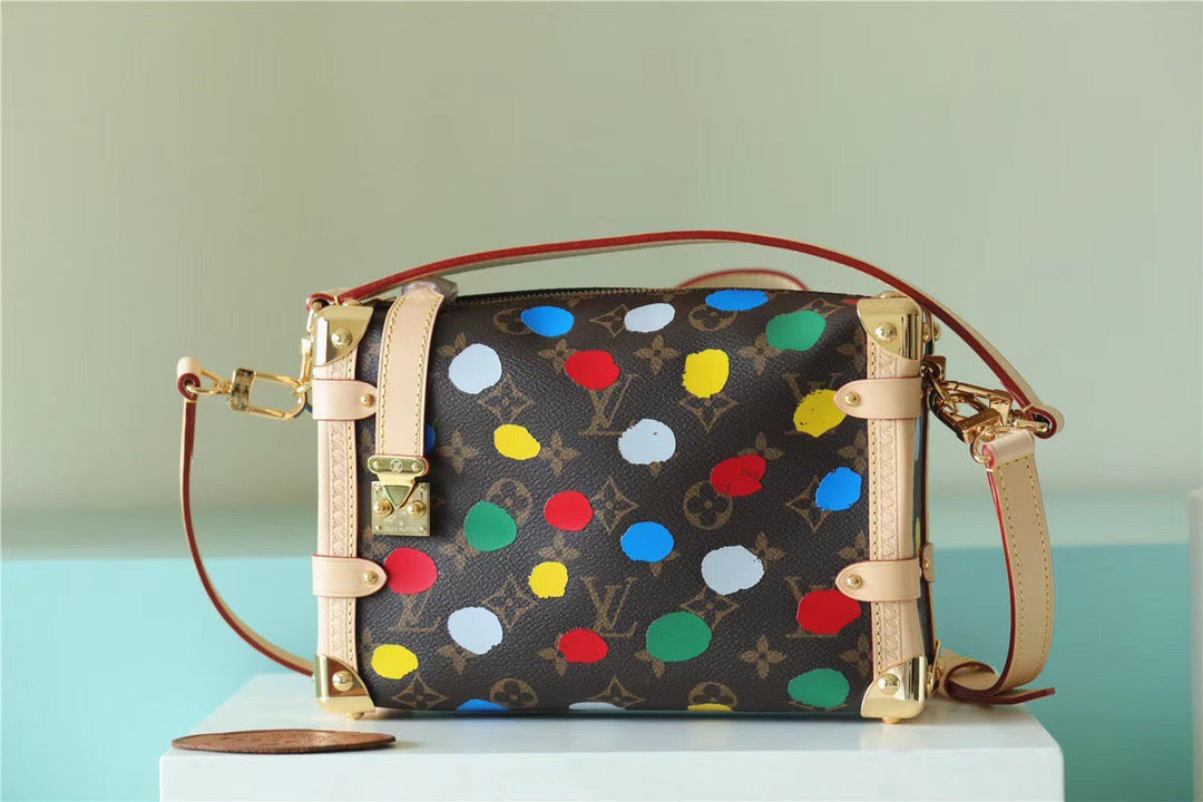 Top Quality Side Trunk PM Monogram Canvas For Women, Womens Bags, Shoulder And Crossbody Bags 8.3in/21cm Top Quality