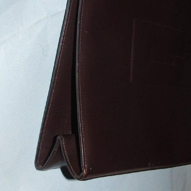 Gucci   Brown Patent Leather Shoulder Bag