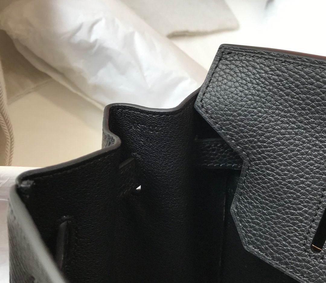 Top Quality Birkin Black Togo Gold Hardware Bag For Women, Handbags, Shoulder Bags 30cm/12in