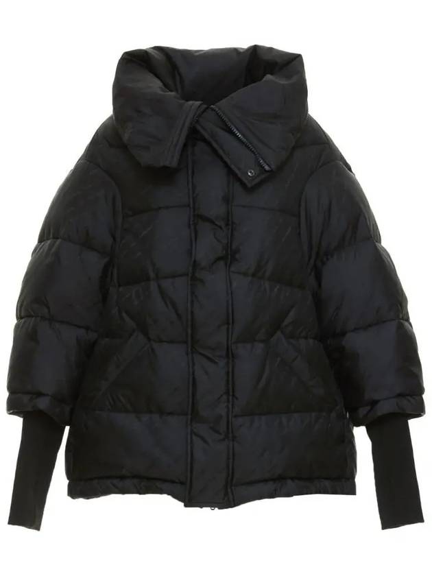 Luxury Balenciaga Trending 2025 Women's Swing Logo Puffer Down Padding Black