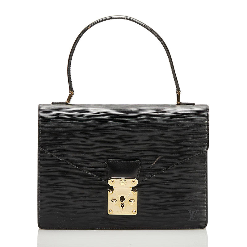 Louis Vuitton Epic Concorde Handbag M52132 Noir Black Leather  Louis Vuitton