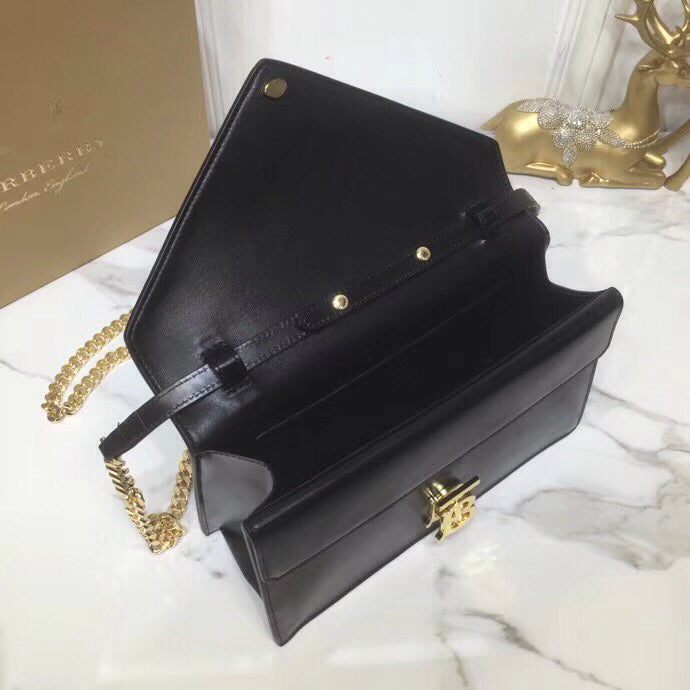 Top Quality Small Tb Envelope Clutch Black By British Heritage For Women, Bags 10.2in/26cm