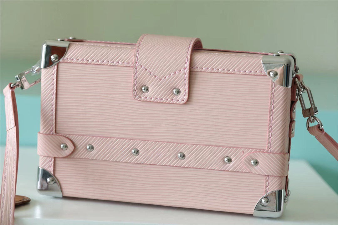 Top Quality Petite Malle Epi Light Pink For Women,  Shoulder And Crossbody Bags 7.9in/20cm Top Quality 