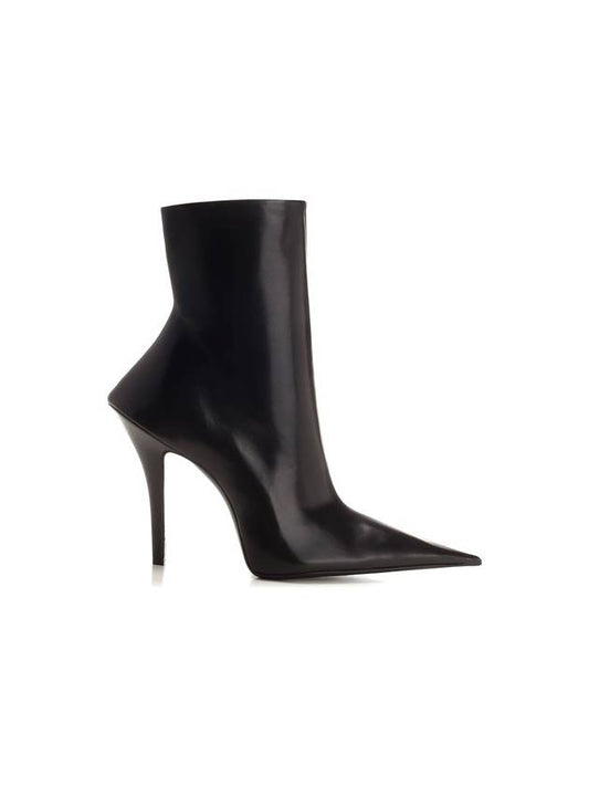 Luxury Balenciaga Trending 2025 Witch 110MM Middle Boots Black