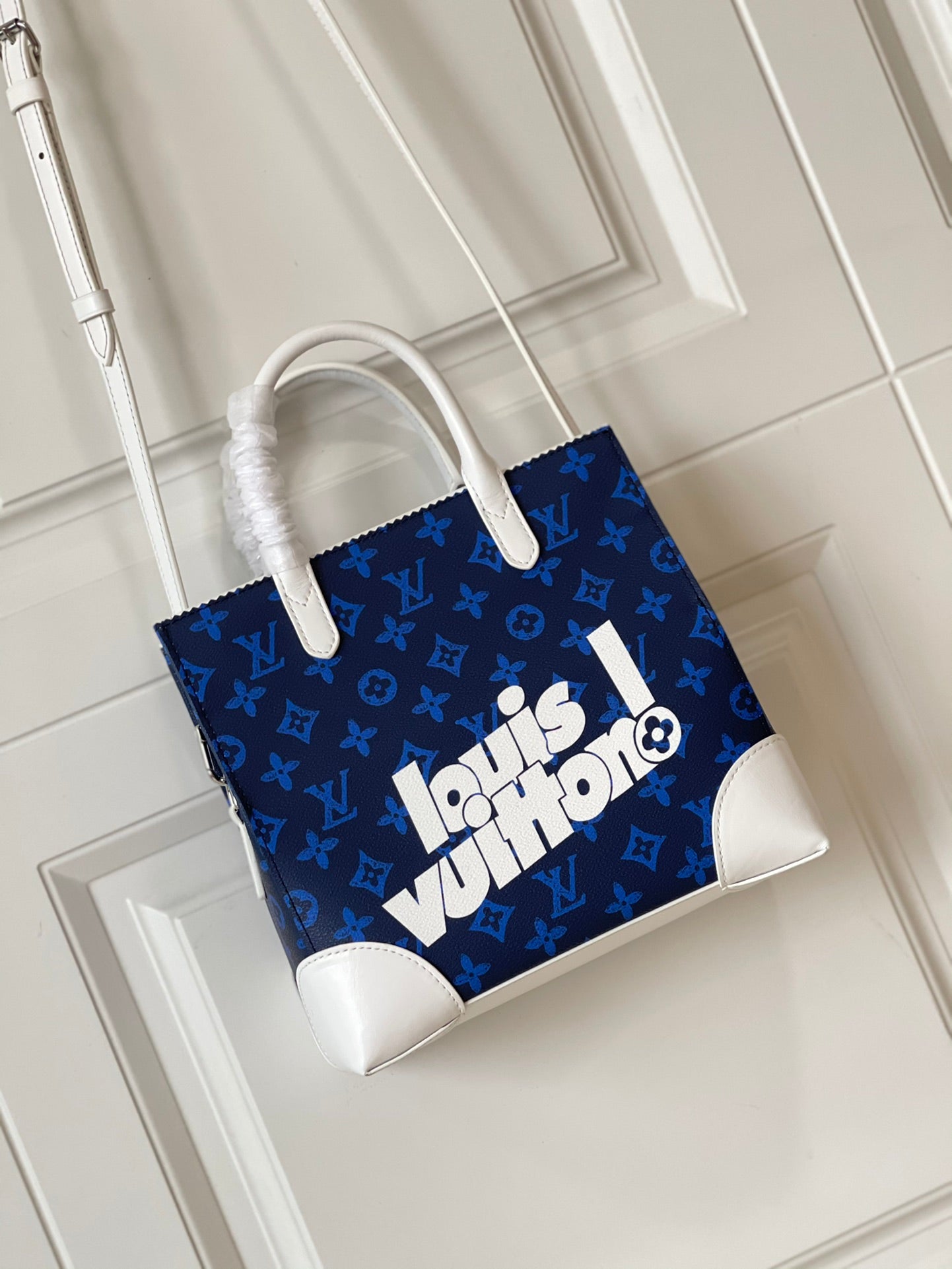 Top Quality Litter Bag  Monogram Canvas Blue By Virgil Abloh For Men, Mens Bags, Shoulder And Crossbody Bags 9.4in/24cm Top Quality