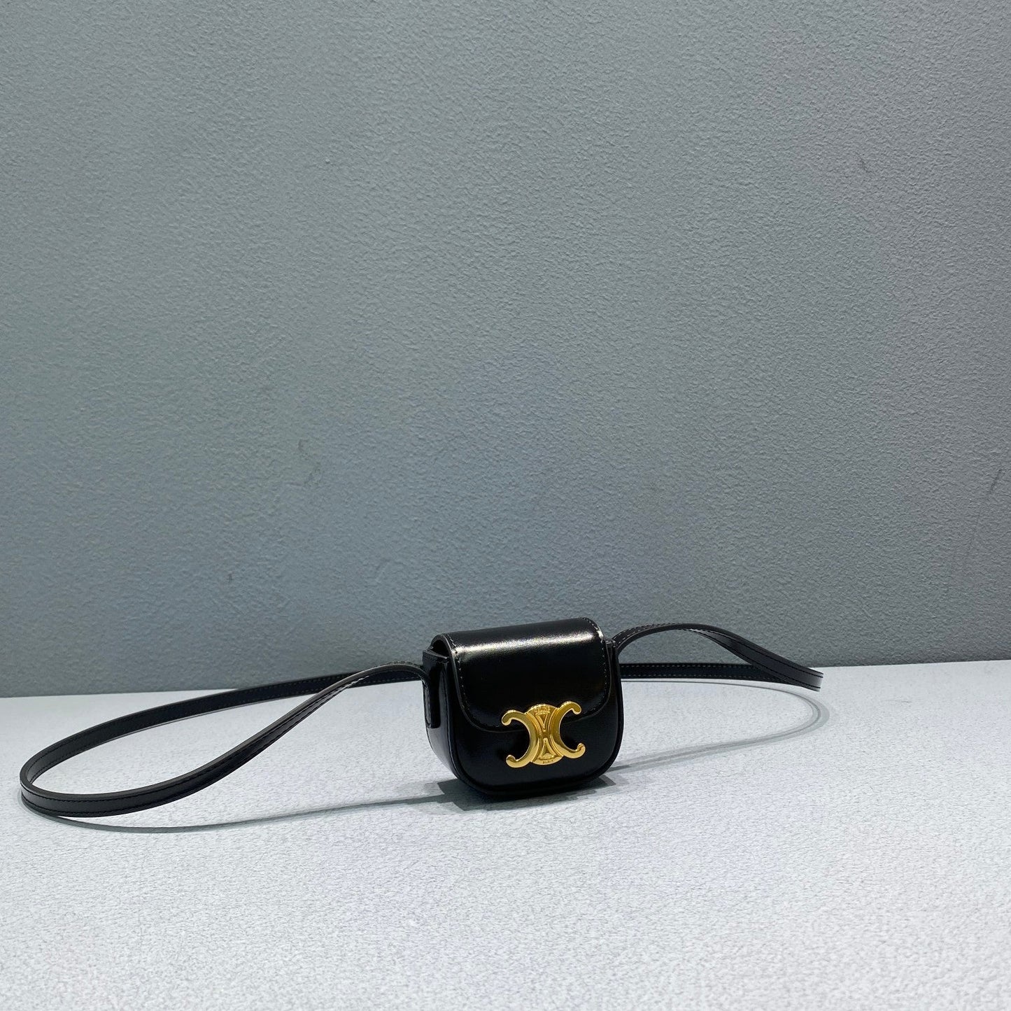 Top Quality Mini Triomphe Black For Women 4in/11cm 10I513DPV.38NO
