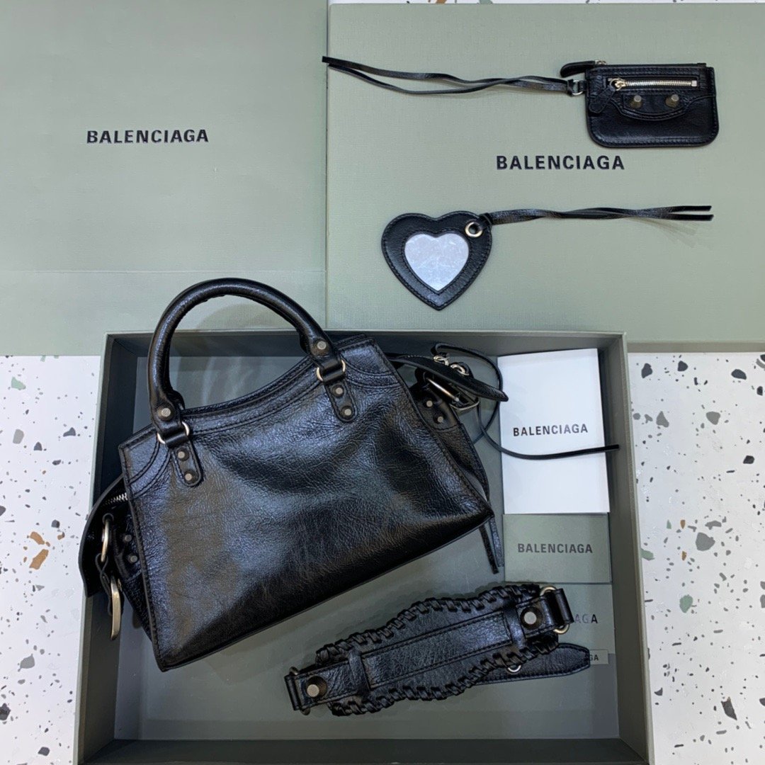 Top Quality Neo Cagole XS Handbag In Black, For Women,  Bags 10.2in/26cm 700940210B01000