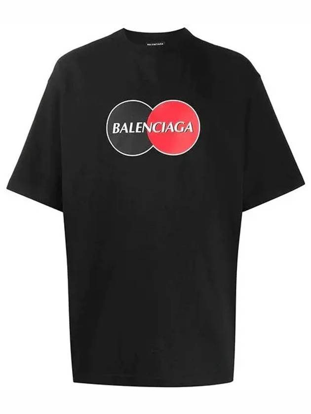 Luxury Balenciaga Trending 2025 Uniform Logo Short Sleeve T-Shirt Black