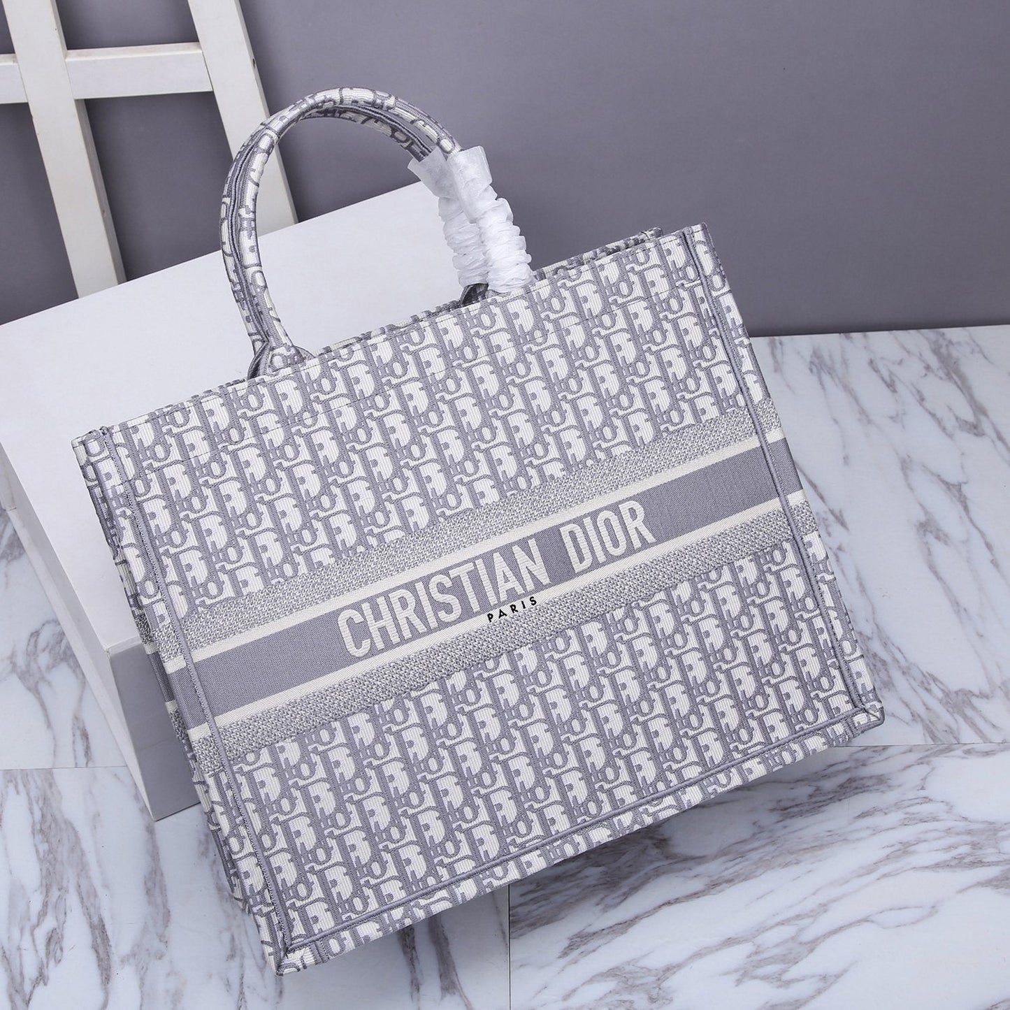 Top Quality Large Book Tote Gray, For Women, Womens Handbags 16.5in/42cm CD M1286ZRIW_M932