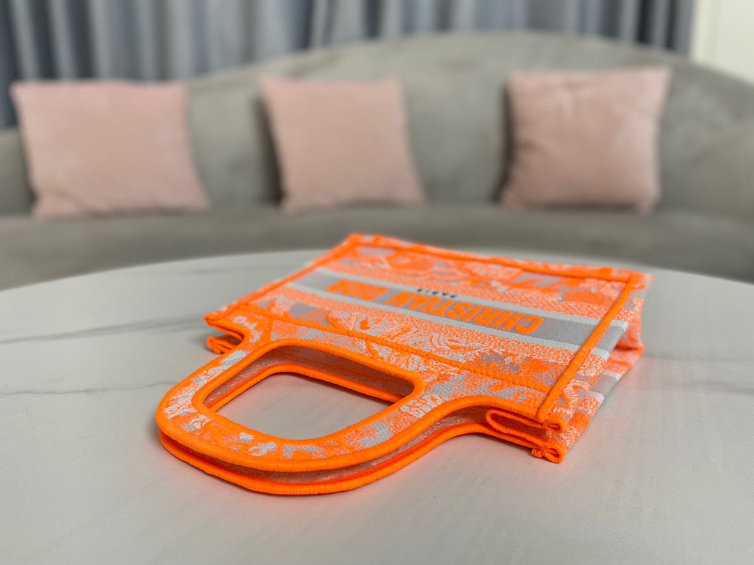 Top Quality Mini Book Tote Orange For Women, Womens Handbags 22.5cm/9in CD S5475ZRVJ_M057