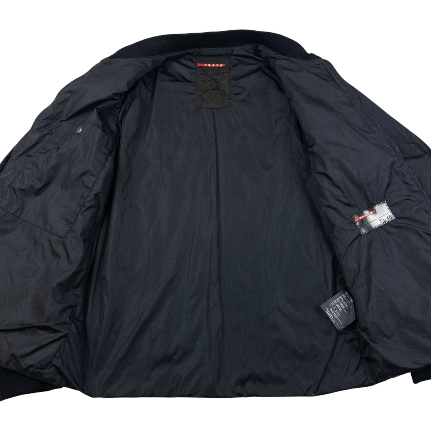 Prada Sport Quilted Bomber Jacket Size S