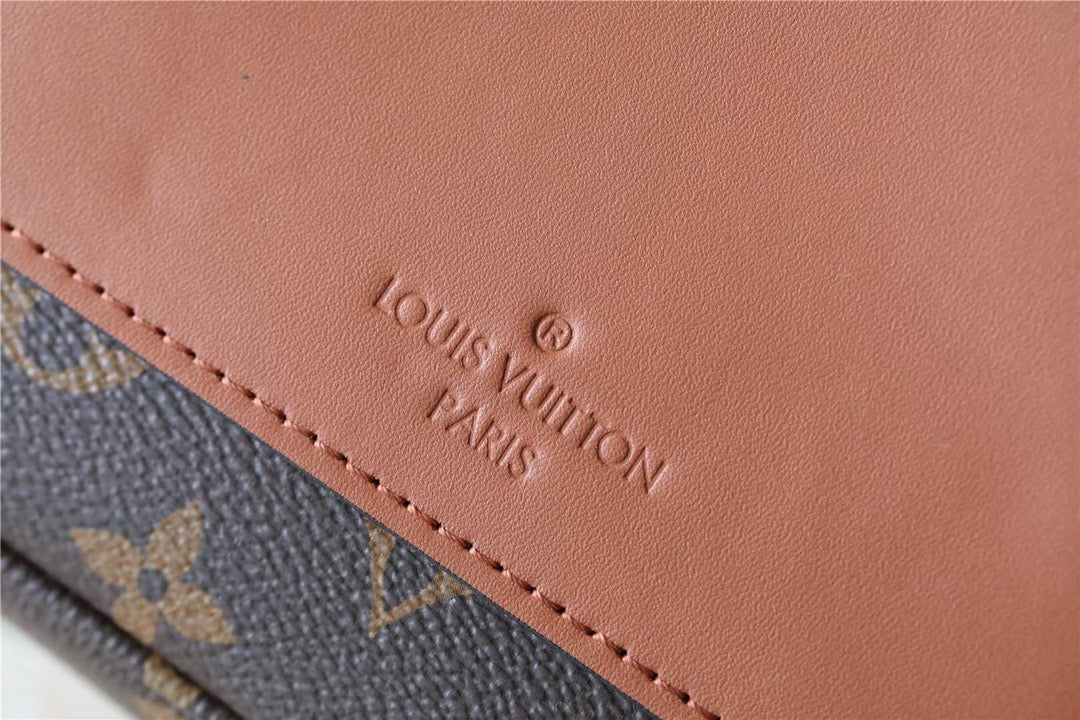 Top Quality Marceau Monogram Canvas Caramel Brown For Women,  Shoulder and Crossbody Bags 9.6in/24.5cm Top Quality M46127