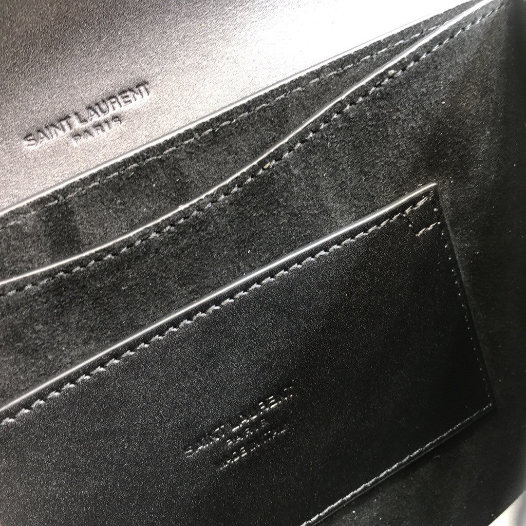 Top Quality Kaia MeTop Qualityum Shoulder Bag Black For Women 8.5in/22cm YSL P00483797