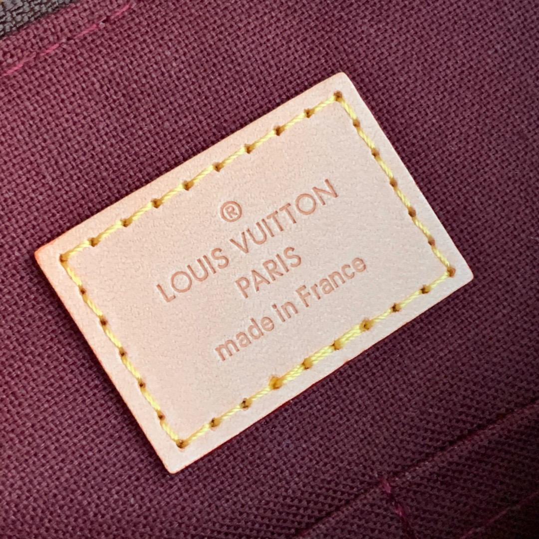 Top Quality Lena MM Bag 34cm Monogram Canvas Fall/Winter Collection M42267, Brown