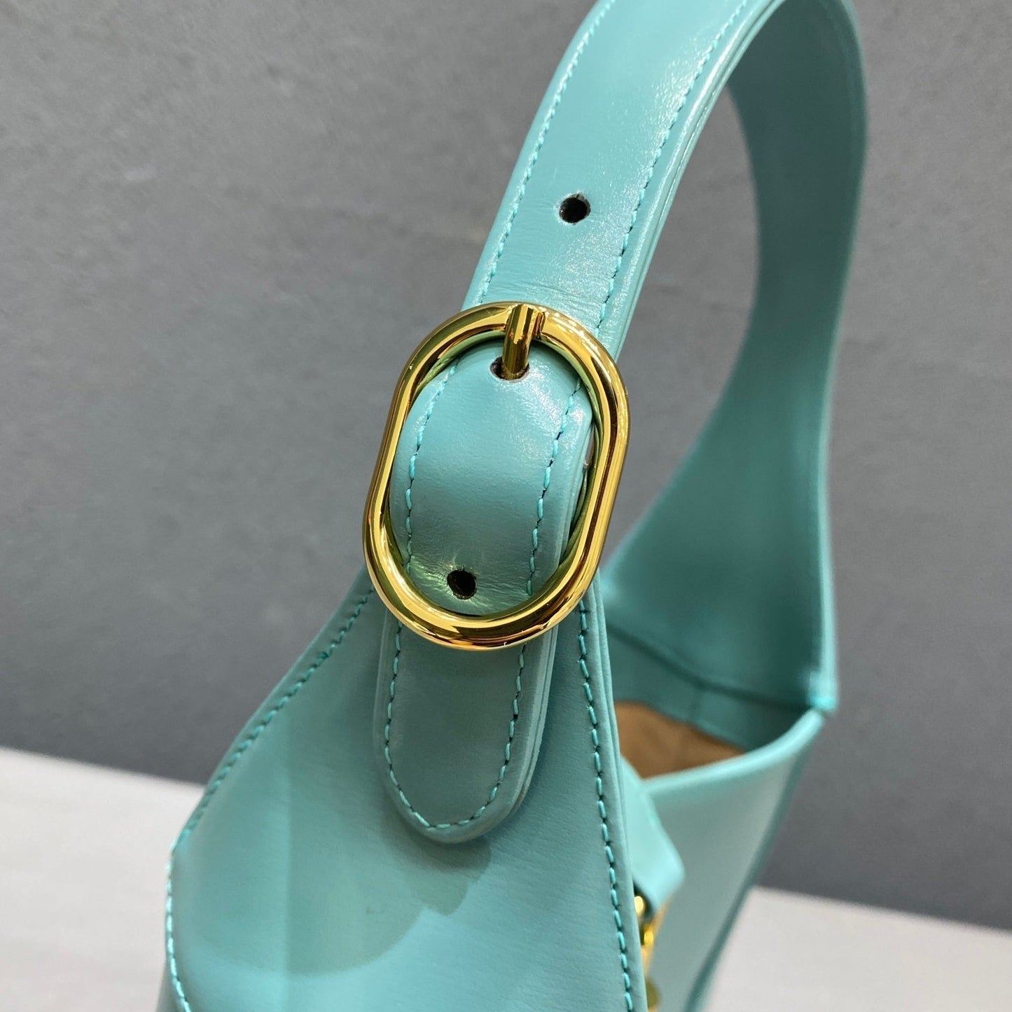 gg Jackie 1961 Small Shoulder Bag Light Blue For Women 10.8in/27cm gg ‎636709 10O0G 4933