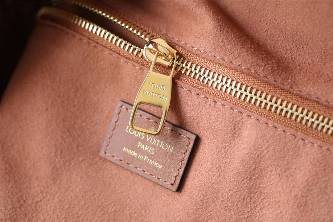 Top Quality Saint Jacques Raffia Caramel Brown For Women,  Shoulder And Crossbody Bags 22.4in/57cm Top Quality M59963