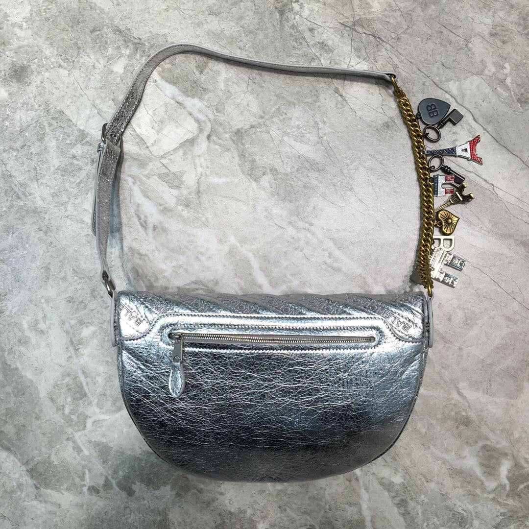 Top Quality Souvenir XXS Belt Bag In Sliver, For Women,  Bags 11.8in/30cm