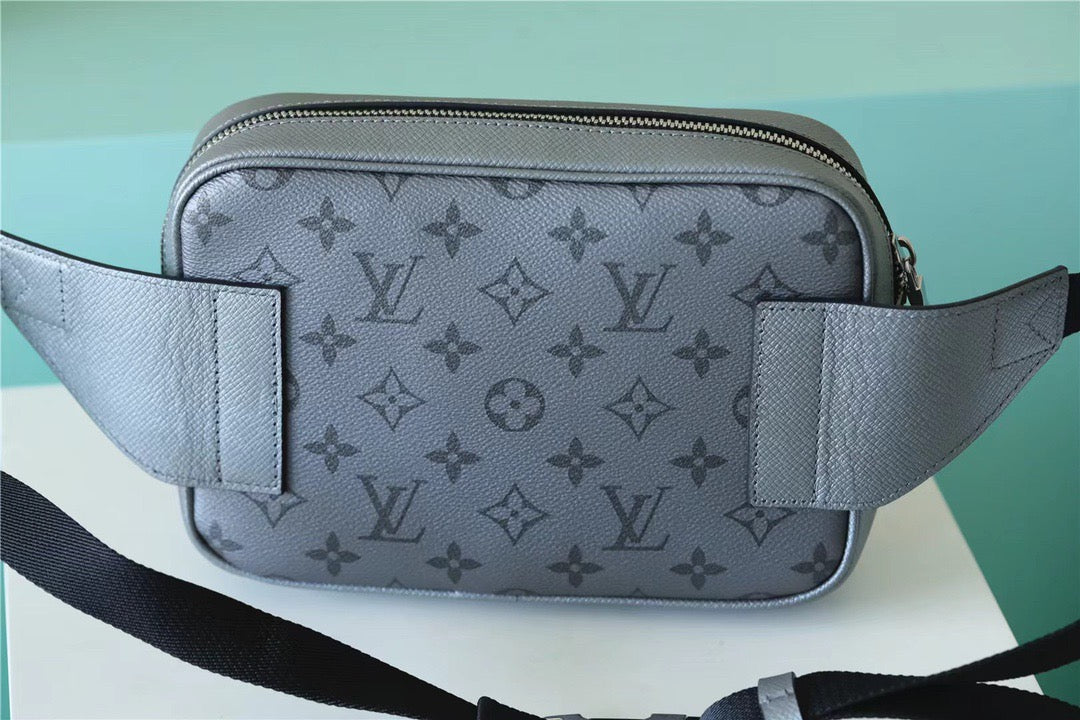 Top Quality Outdoor Bumbag Monogram Canvas Grey For Men, Bags 8.3in/21cm Top Quality