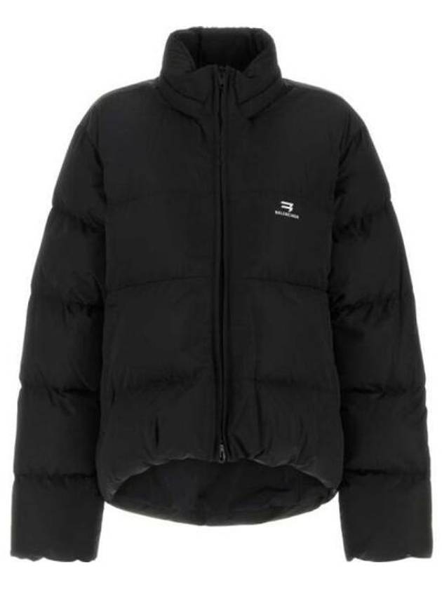 Luxury Balenciaga Trending 2025 Sporty B Logo Point Down Padding Black