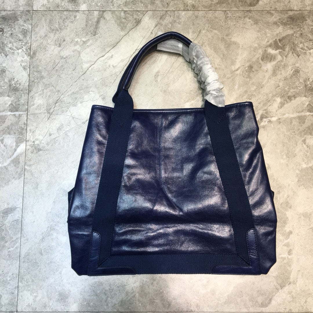 Top Quality Navy MeTop Qualityum Cabas Tote Bag In Blue, For Women,  Bags 14.1in/36cm