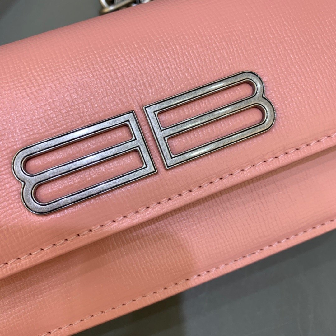 Top Quality Gossip Small On Chain Shoulder Bag Light Pink, For Women,  Bags 7.4in/19cm