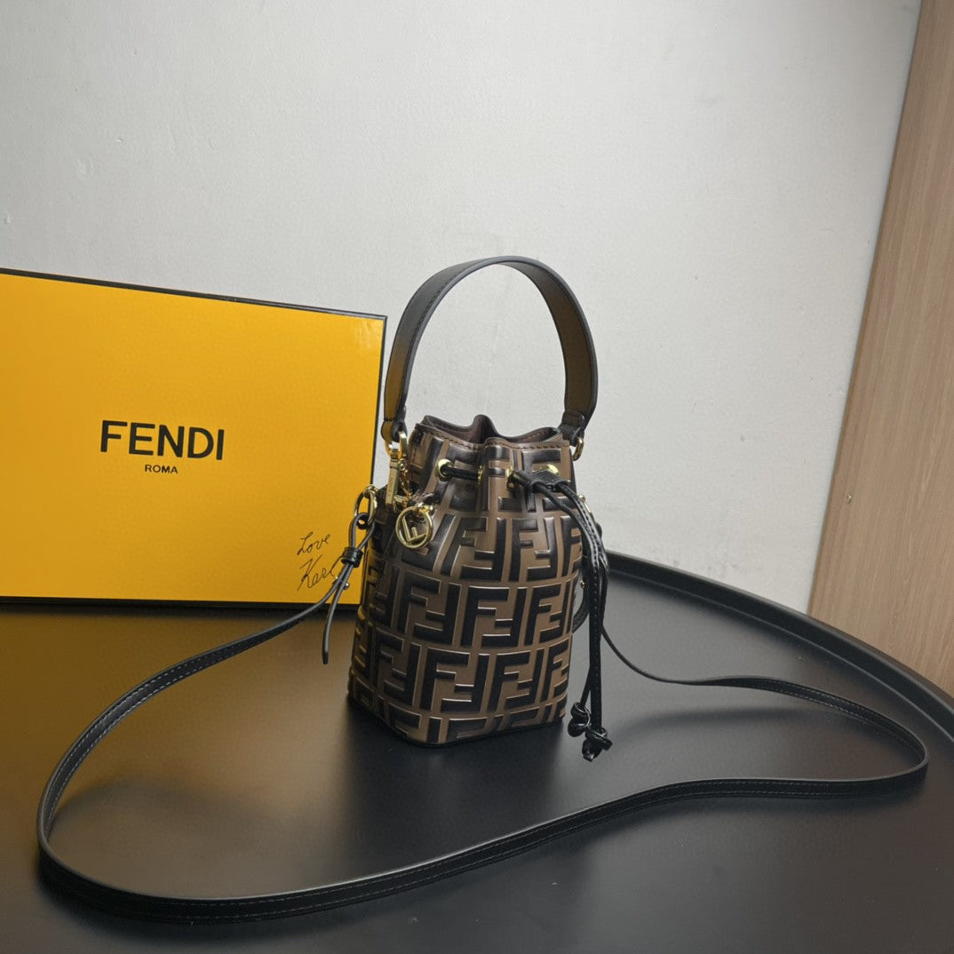 Top QualityTop Quality Mon Tresor Brown Mini Bag For Woman 18cm/7in 8BS010A659F13VK