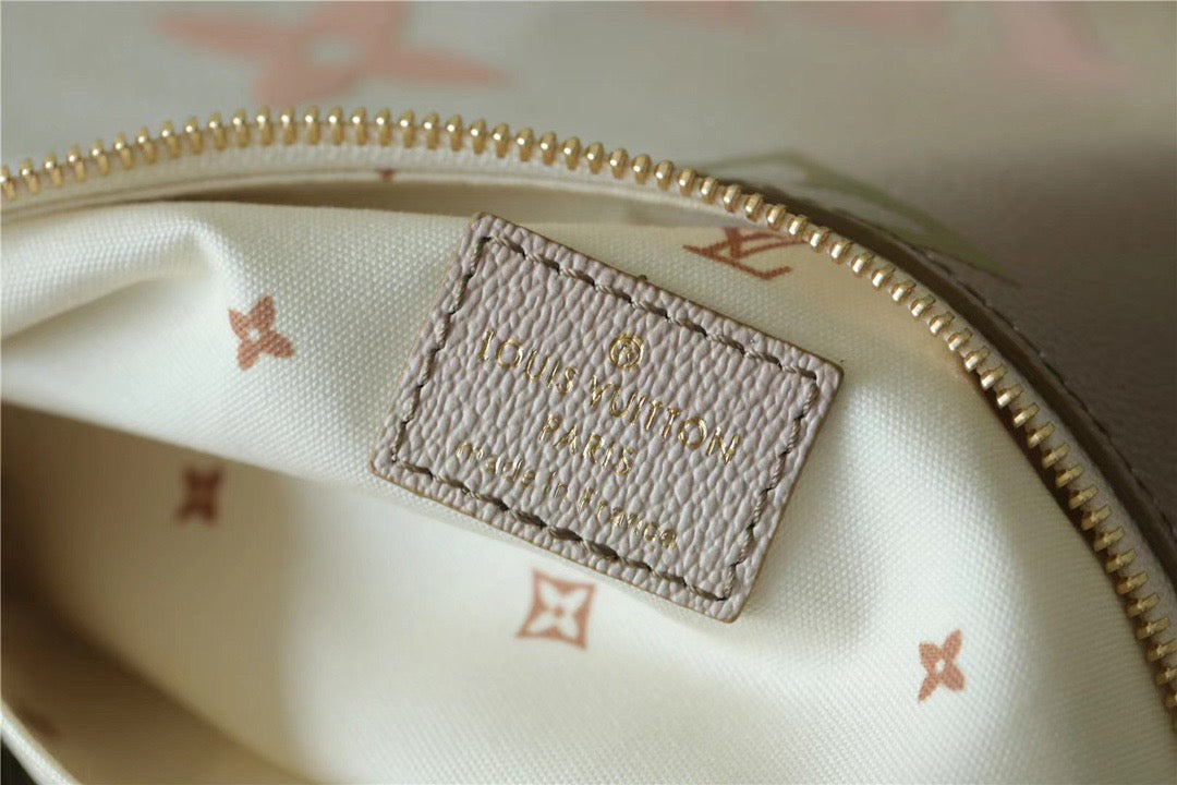 Top Quality Neverfull MM Monogram Canvas Sunset Kaki For Women,  Shoulder and Crossbody Bags 9.4in/24cm Top Quality M59861