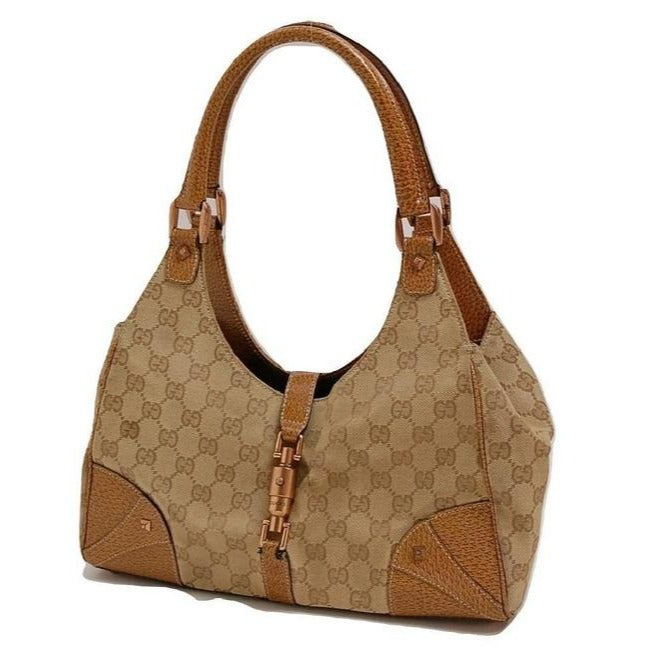 Gucci Bardot   Brown Large G Logo Print Canvas And Patent Glossy Brown Leather