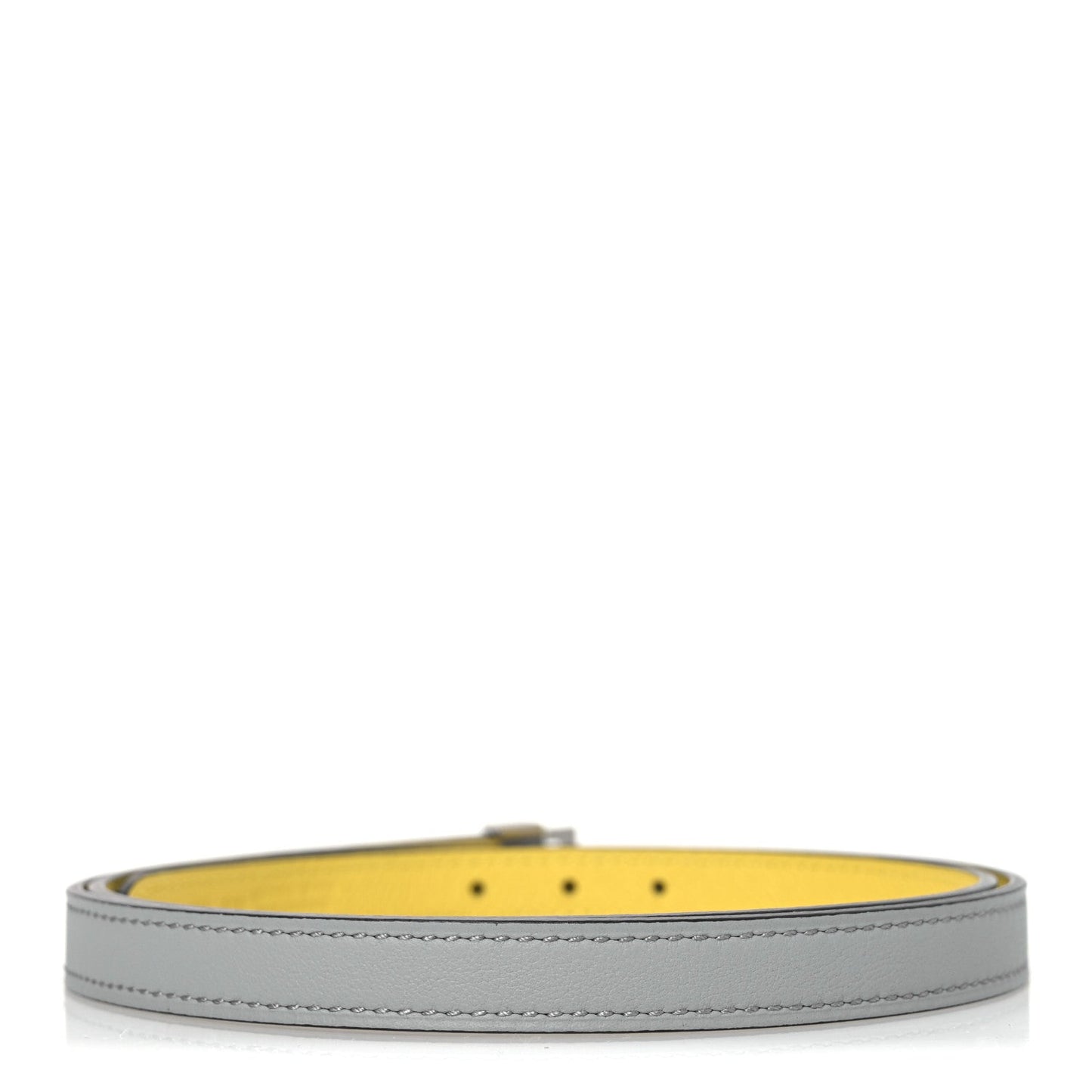 Hermes Swift Epsom 13mm Collier De Chien CDC Belt 75 30 Bleu Glacier Jaune De Naples