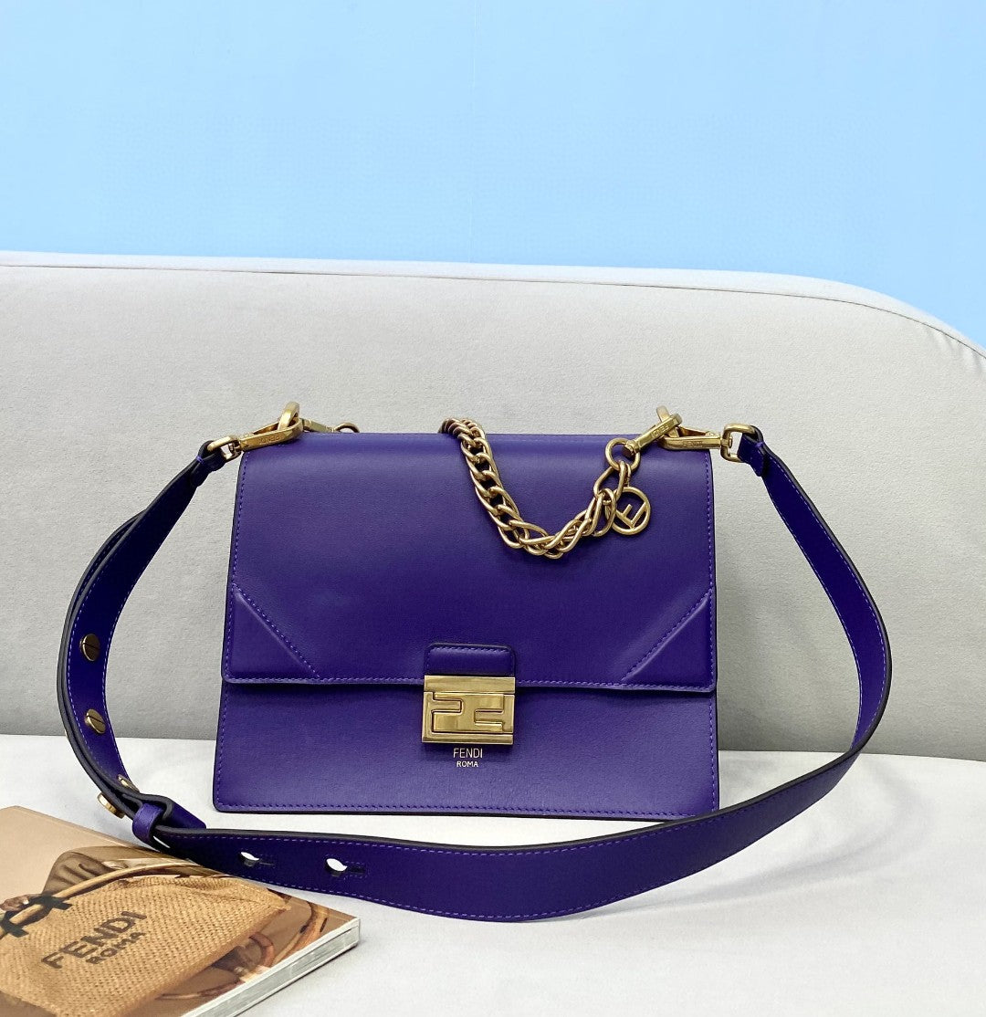 Top QualityTop Quality Kan U Small Blue Bag For Woman 25cm/9.5in