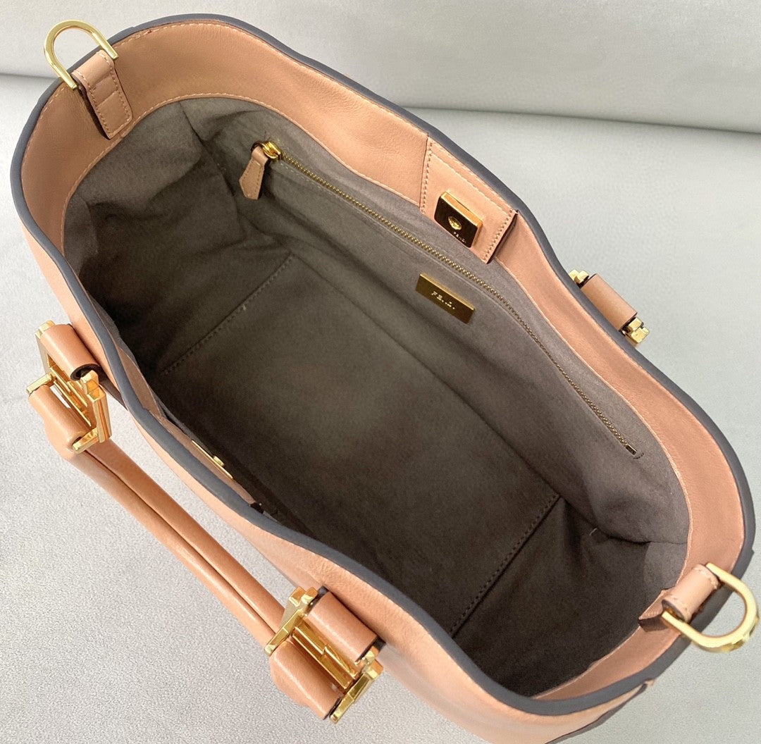 Top QualityTop Quality Medium FF Tote Shoulder Pink Bag For Woman 38cm/15in