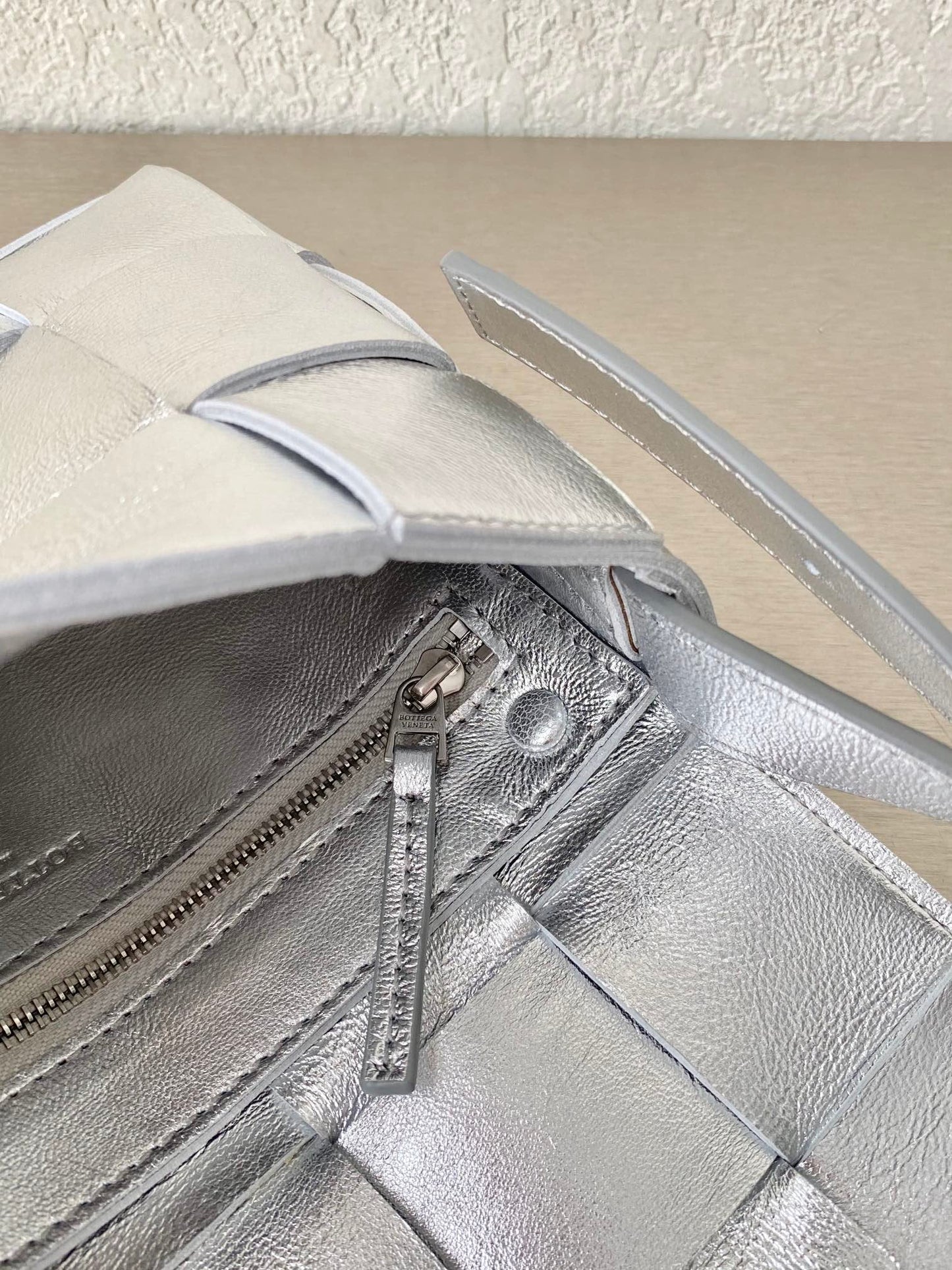 Top Quality Cassette Crossbody Bag Silver, For Women, Bags 9.1in/23cm 