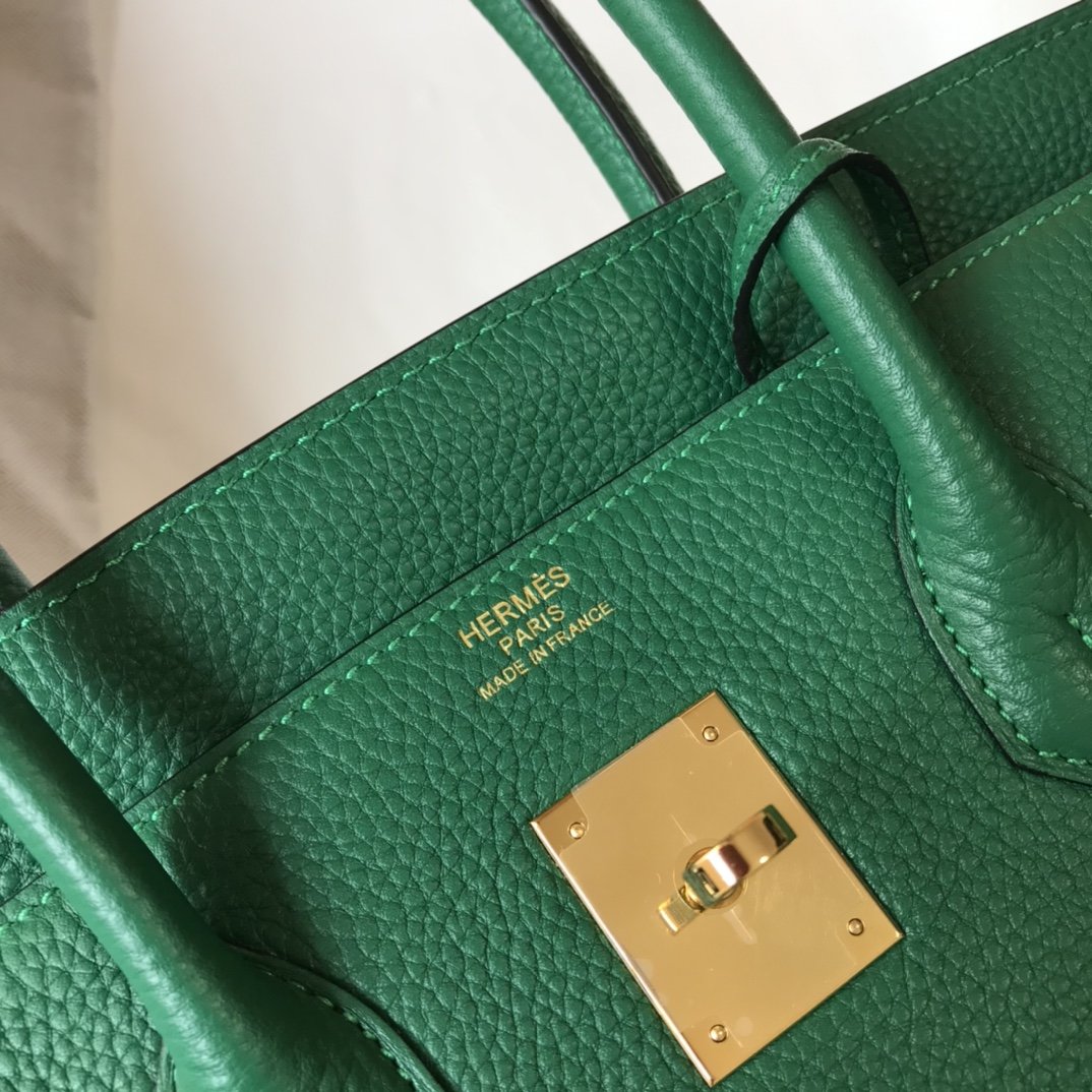 Top Quality Birkin Green For Women Gold-Toned Hardware 11in/30cm