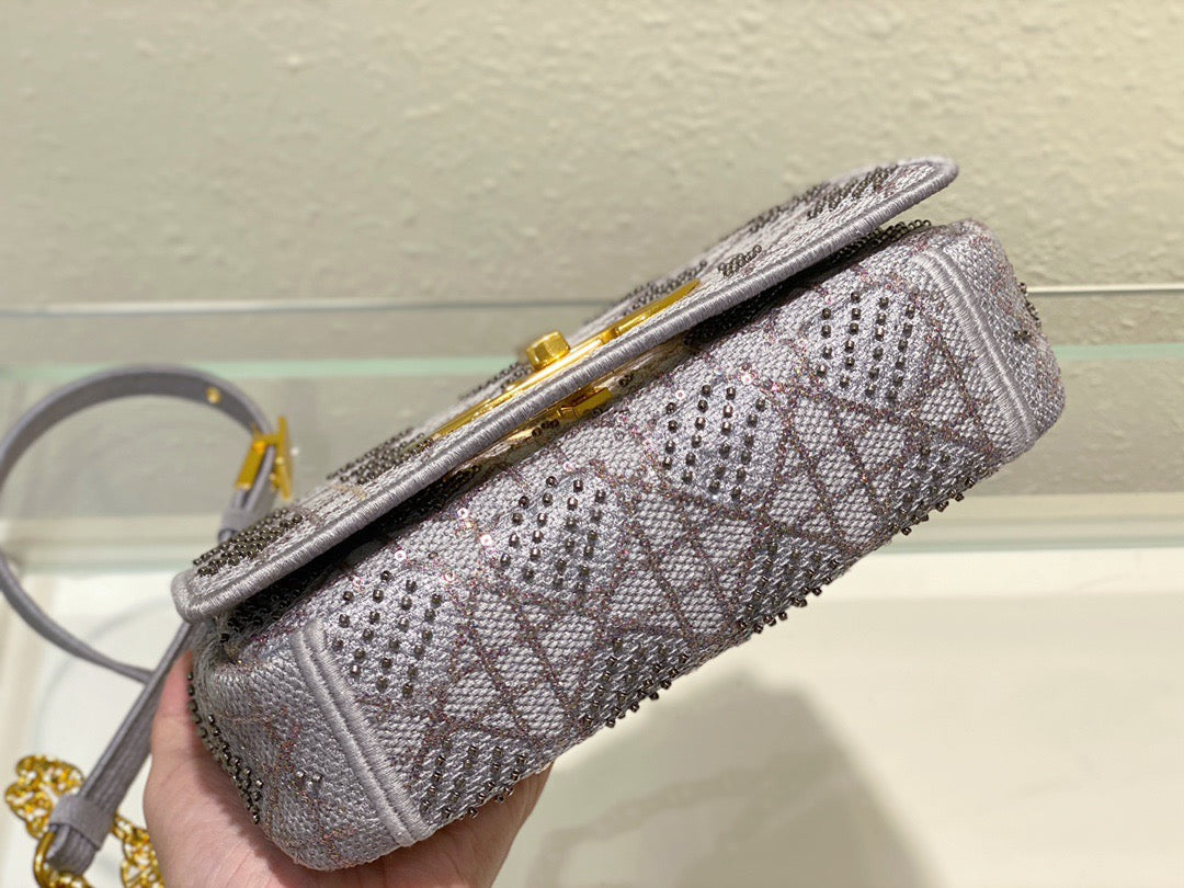 Top Quality MeTop Qualityum Caro Bag Gray , For Women, Womens Handbags 25.5cm/10in CD