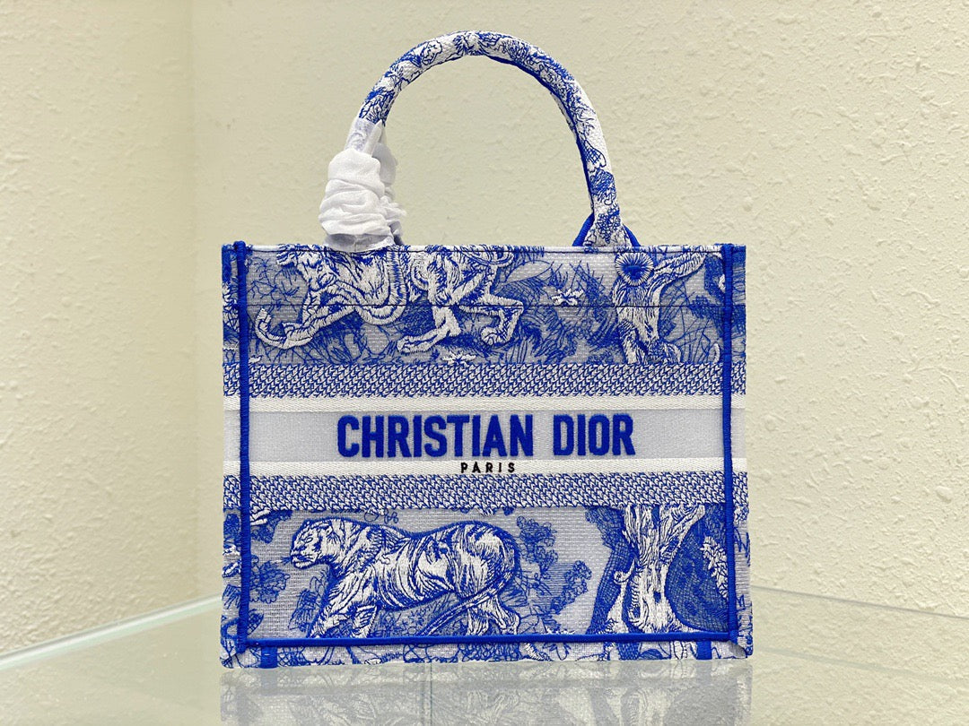 Top Quality Small Book Tote Blue, For Women, Womens Handbags 26.5cm/10.5in CD M1265ZRVJ_M808