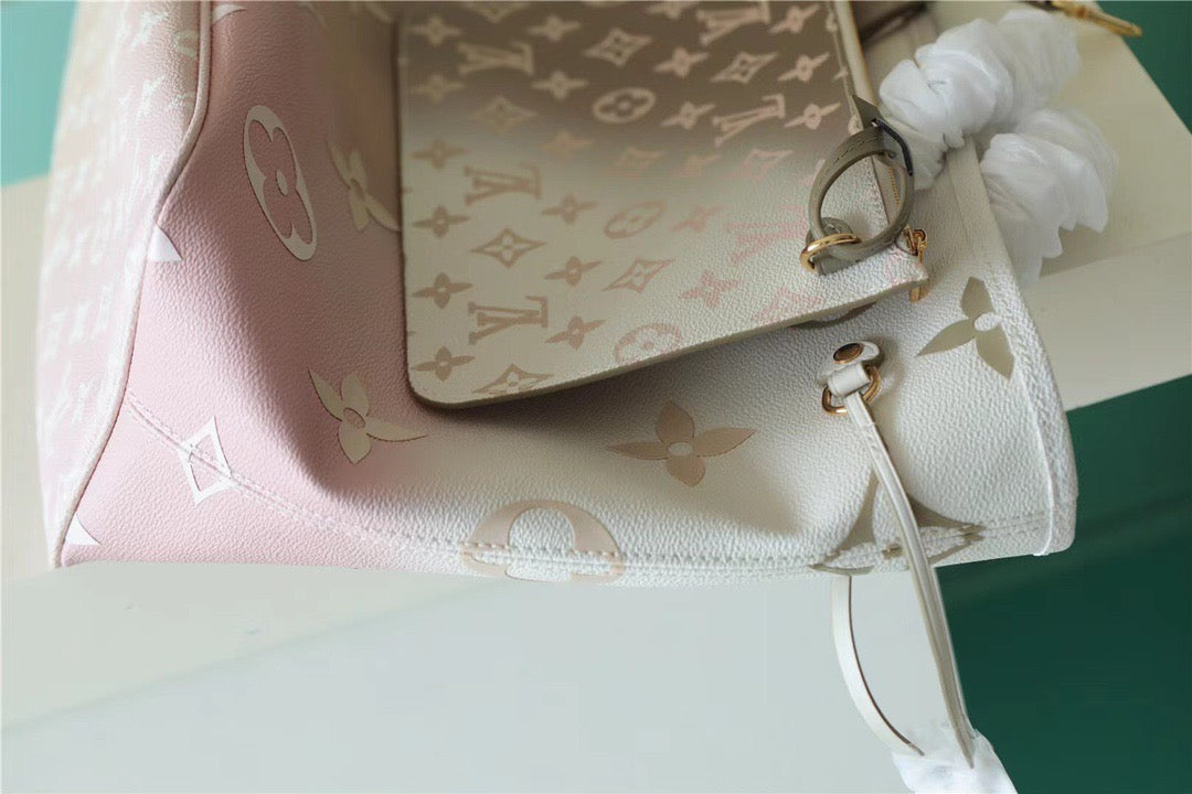 Top Quality Neverfull MM Monogram Canvas Sunset Khaki For Women,  Shoulder and Crossbody Bags 12.2in/31cm Top Quality M59859