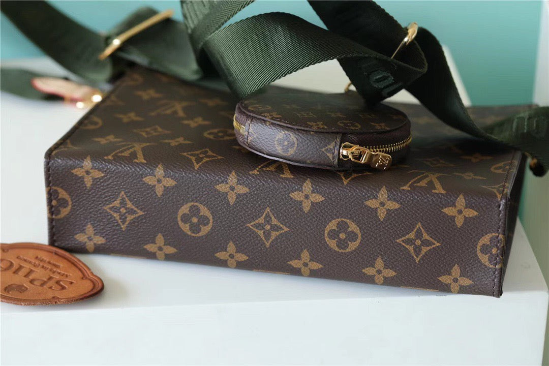 Top Quality Pochette Double Monogram Canvas For Women, Womens Bags, Shoulder And Crossbody Bags 10.2in/26cm Top Quality